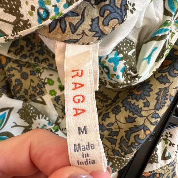 RAGA for Anthropologie patchwork maxi skirt medium - Picture 3 of 4